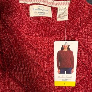 Weatherproof Women's Burgundy Sweater